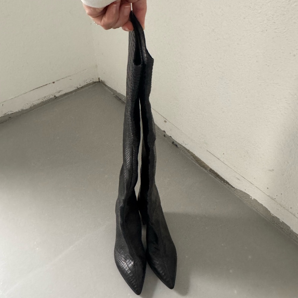 SCHUTZ Black THIGH HIGH Boots